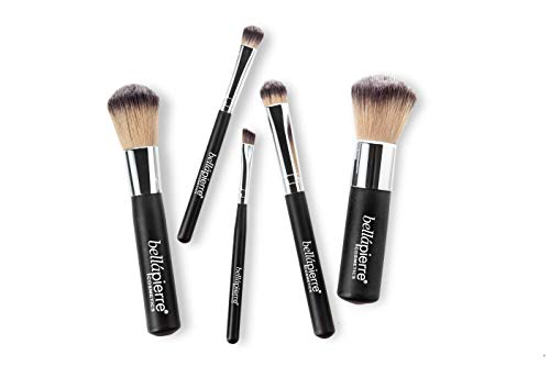 Evita imperfecciones con Bellapierre Cosmetics Travel Brush set mini de 5 ml 2