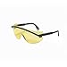 UVEX by Honeywell 763-S136 Astrospec Series 3000 Safety Eyewear, Black Frame, Gray Lens, Ultra-dura Anti-Scratch Coating, Spatula Temples (Pack of 10)