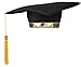 Boland - Tocco 90650 Chapeau diplômé pour Adultes, Noir, Taille Unique