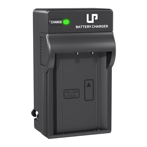 LP-E10 Battery Charger Compatible with Canon EOS Rebel T7, T6, T5, T3, T100 & More Cover