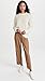 Theory womens Long Sleeve Cashmere Pullover Sweater, Ivory, Large US