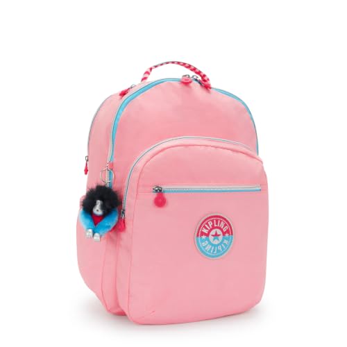 Image of Kipling Women's Seoul Extra Large Fc 17 inch Laptop Backpack, Durable, Roomy with Padded Shoulder Straps, Built-In Protective Sleeve