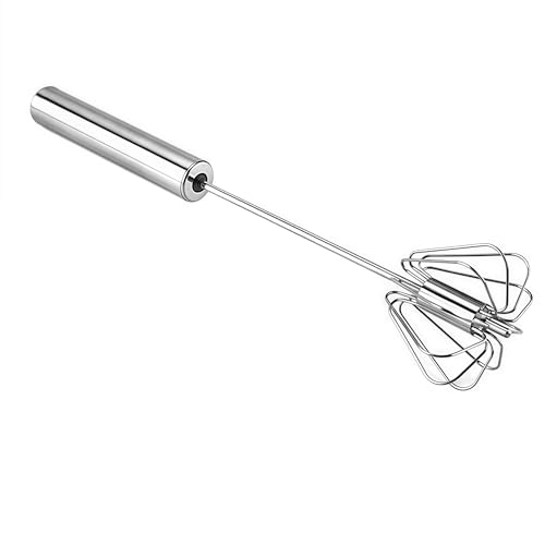 Comparison: Best Rotary Egg Beater 9 Stainless Steel Egg Whisk, Hand Push Rotary Whisk Blender, Versatile Milk Frother, Hand Push Mixer Stirrer for Blending, Whisking, Beating & Stirring (12in)