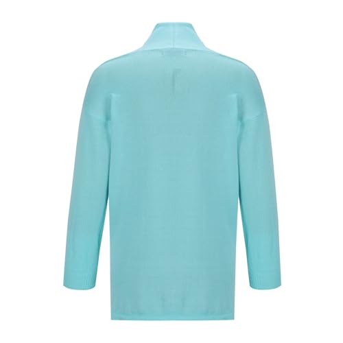 Sweaters for Men Long Cardigan Breathable Shawl Collar Knit Sweater Fall Winter Loose Overcoat Open Front Outerwear2