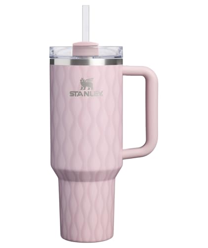 Image of STANLEY Quencher H2.0 Tumbler with Handle and Straw 40 oz | Flowstate 3-Position Lid | Cup Holder Compatible for Travel | Insulated Stainless Steel Cup | BPA-Free | Dawn Drift