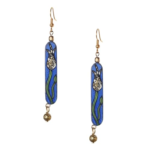 Image of Handcrafted Bohemian & Tribal Earrings for Women - Ethnic Brass, Floral & Festival-Inspired Statement Designs in Drop, Dangle, Hoop & Stud Styles