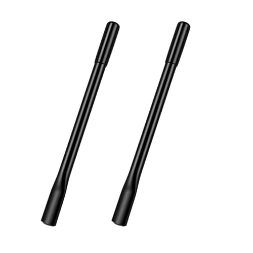 Vvluvva 2 Pcs 11' Wheelchair Brake Handle Extenders, Wheelchair Accessories with Comfortable Rubber Grip, Extension Rods for Adults and Seniors with Limited Mobility, Weak Hands (Black)