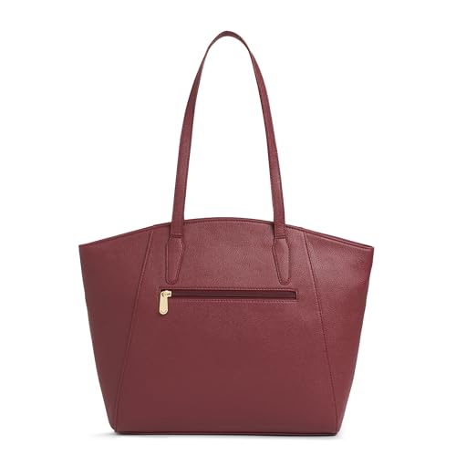 Image of Caprese Ruby Large Tote Bag for Women with Comfortable Straps | Stylish Shoulder & Handheld Bag | Fits Up to 16 Inch Laptop | Durable, Multi-Compartment Design for Work, Travel, Shopping