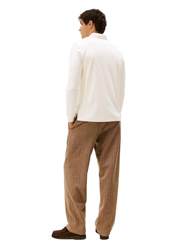 Tommy Hilfiger Men's Long Sleeve Casual Polo Shirts in Regular Fit with Liquid Cotton4