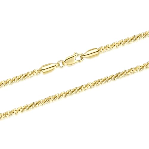KROMPG Gold Necklaces for Women 14K Gold Necklace for Men Non Tarnish Chic and Minimal Look...