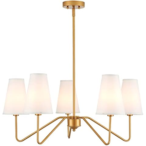 MhyTogn Modern Antique Brass Chandelier Cover