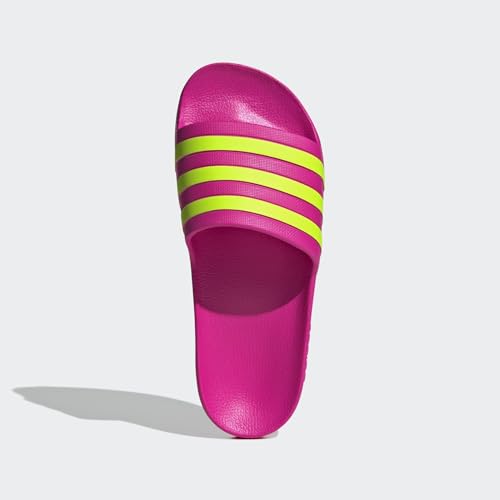 adidas Damen Adilette Aqua Slides, Shock Pink/Solar Slime/Shock Pink, 38 EU