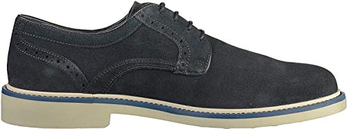 Geox U Silmor A, Scarpe Stringate Derby Uomo, Blu