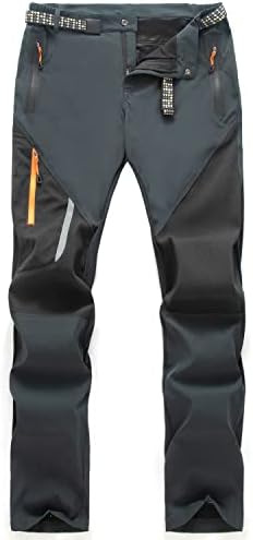 Men's Outdoor Breathable Walking Pants Lightweight Windproof Tact...