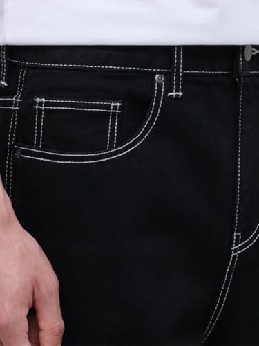 Image of KOTTY Men Mid Rise Relaxed Jeans