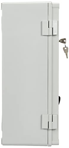 ELEKTRO-PLAST Schaltschrank mit Schloss UNI-1 Verteilerschrank 400x300x160 mm Industriegehäuse Leergehäuse Schaltkasten 43.1 IP65 5719, Grau