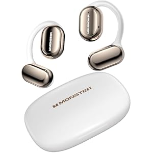 【復活】Monster オープンイヤー完全ワイヤレスイヤホン 耳掛け式 990円！プライム会員は送料無料！