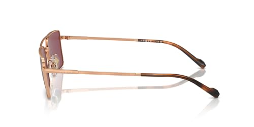 Vogue Eyewear VO4309S Sunglasses, Rose Gold/Purple Polarized, 55 mm3