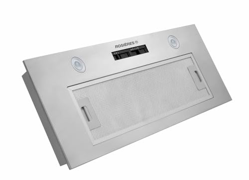 Groupe filtrant Rosieres RHG580/1IN - Hotte aspirante Intégrable - largeur 52 cm - Débit d'air maximum (en m3/h) : 606 - Niveau sonore Décibel mini. / maxi....