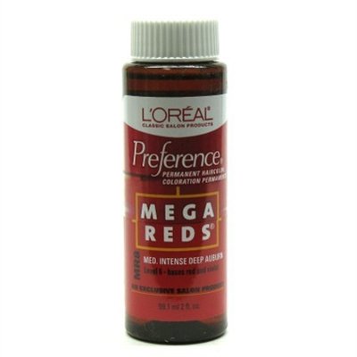 Loreal Preference #Mr8 Mega Red-Med Intense Deep Auburn (3 Pack)