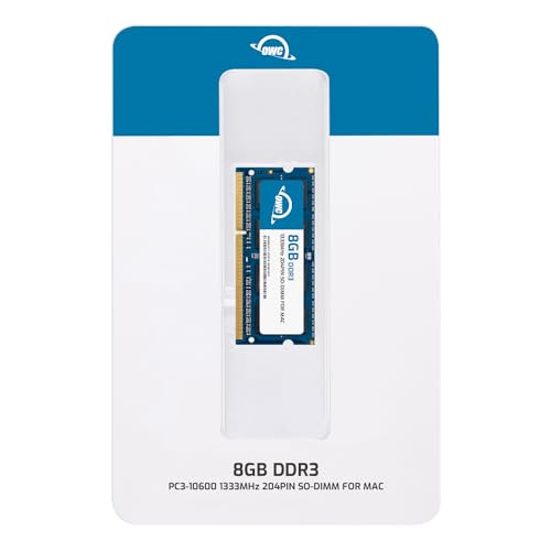Image of OWC Other World Computing 8GB DDR3L 1600MHz 204-Pin SO-DIMM PC3-12800 Memory Upgrade Module CL11 Unregistered Non ECC 1.35V