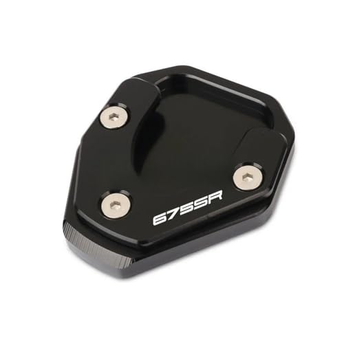 Évitez la chute de votre 675SR ou 675NK avec cet élargisseur de béquille latérale CNC