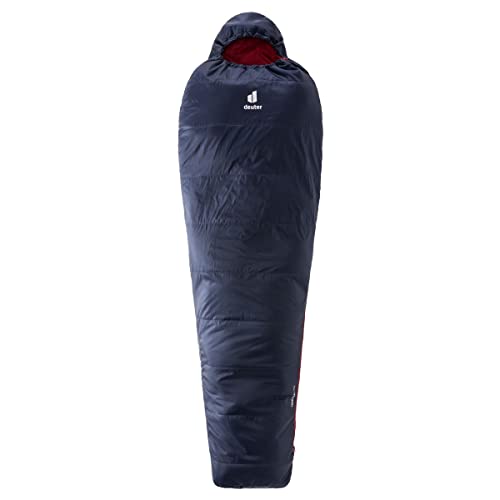 deuter Dreamlite L - Large Kunstfaser Schlafsack, navy-cranberry