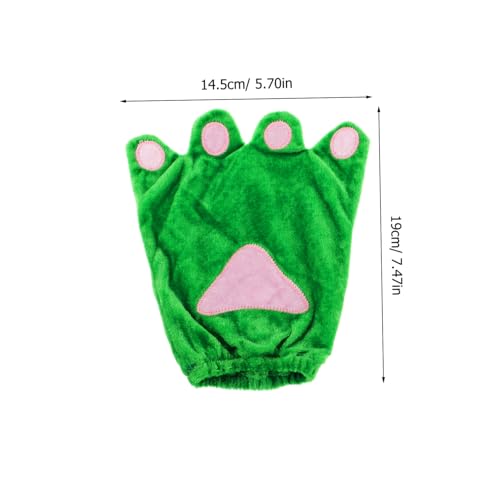 SUPVOX 1pair Frog Paw Gloves for Boys and Girls Animal Costume for Halloween Cosplay and Dress up Fingerless Design for Comfort and Flexibility2
