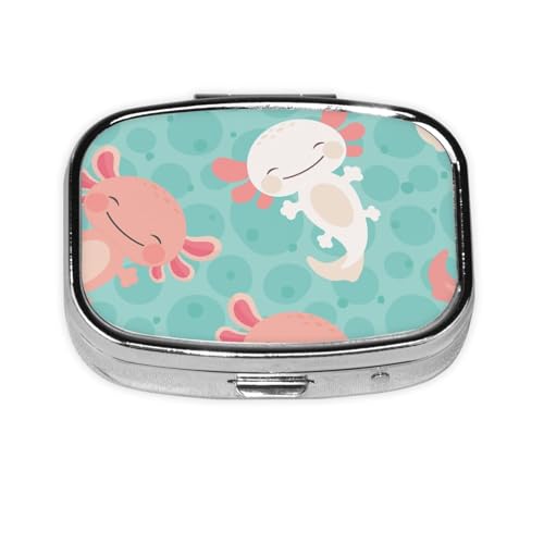 可愛赤ちゃんアホロートル おしゃれかわいい薬ケース 習慣薬箱サプリケース サプリメントコンパクトお薬ケース