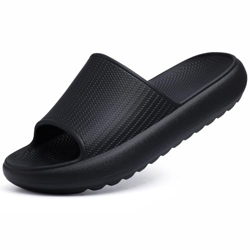 Image of Comwarm Cloud Slide Sandals for Women Men Ultra Comfort Recovery Slippers | Soft Summer Beach Shoes with Low Arch Support, Non-Slip Lightweight Pillow Slides