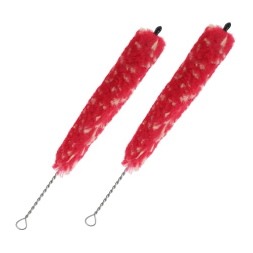 FUNOMOCYA Clarinet Cleaning Brush Plush Saxophone Neck Brush Clarinet Cleaning Swab Silk Woodwind Instrument Cleaner