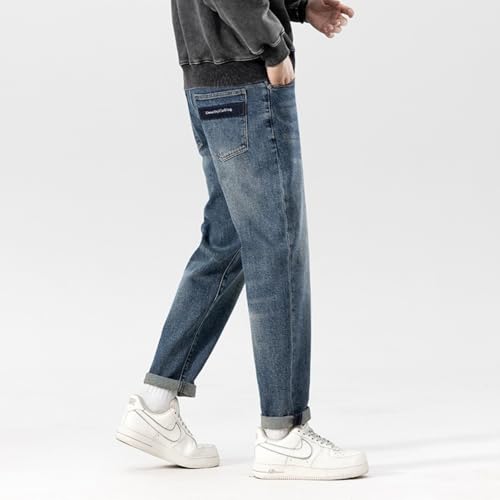 Jeans Pants Trousers Denim Spring and Autumn Loose Micro Harun Men's Classic Stretch2