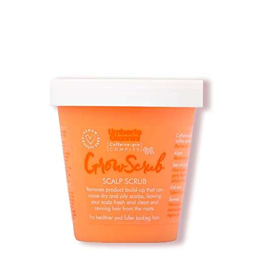 Umberto Giannini Grow Scrub Scalp Scrub 250g | Exfoliating Scalp Detox | Supports Longer Hair & Growth | Removes Build-Up | Imported from UK