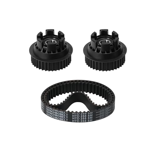 EXWAY Electric Skateboards Pulleys and Belts Combo for 100mm Hydro All-Season Tires, 105mm/110mm /120mm Cloud Wheel, 105mm Galaxy Pro Urban All Terrain Wheel (Wave, 36T)