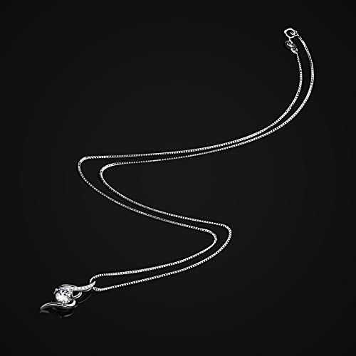 Jewlldeen Collana da donna Argento 925 donne