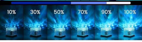 Image of USB Dynamic Water Pattern Light, 16 Colors, Remote Control, LED Mood Lamp