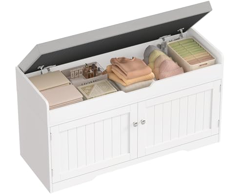 Shoe Bench with Lift Top Storage for Entryway