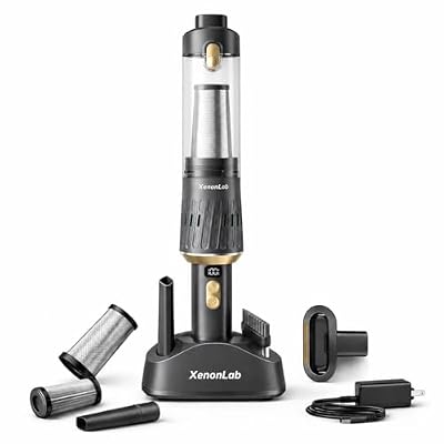 XenonLab Cordless Handheld Vacuum Cleaner, Portable Car Vacuum with Strong Suction for Home, Office and Pet Hair