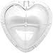 Watermelon Mold, 6.7x6.7 Heart Shape Watermelon Growing Molds, Transparent Plastic Fruit Shaping Molds Reusable Vegetable Growing for, Pumpkin Fruit