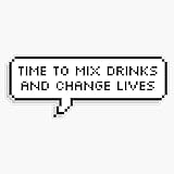 VA-11 HALL-A Jill Quote Bumper Sticker Vinyl Decal 5 inches