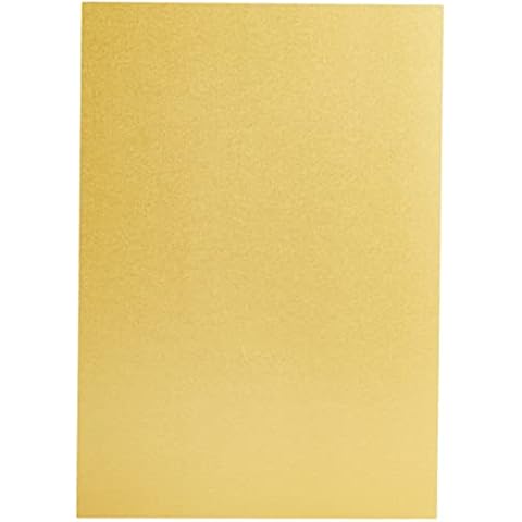 Centura Metallic Single Colour 10 Sheet Pack-Solar, Cardstock, Soalr Gold, 34.4 x 22.5 x 0.5 cm Cover