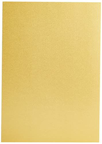 Centura Metallic Solo Color Oro Paquete de 10 Hoja-Solar Gold, Cardstock, Dorado, 34.4 x 22.5 x 0.5 cm