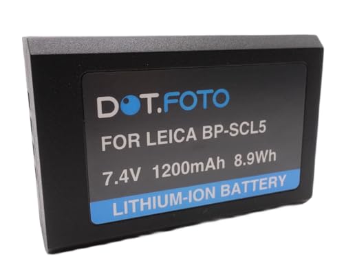 Batería para Leica M10-P de 1200 mAh soluciona falta de energía BP-SCL5