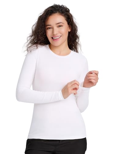 COZYFIT Scrub Undershirts Long Sleeve Women - Underscrub Comfort Tee4