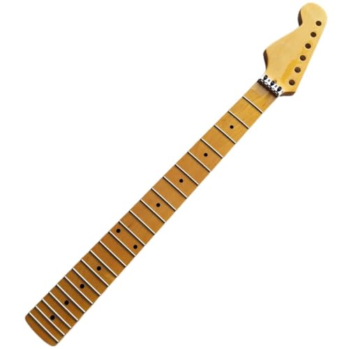 Manche de guitare de lutherie rose en érable avec tête inversée exclusive