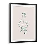 Canvas Lab | Duck wearing Western Boots in green by...