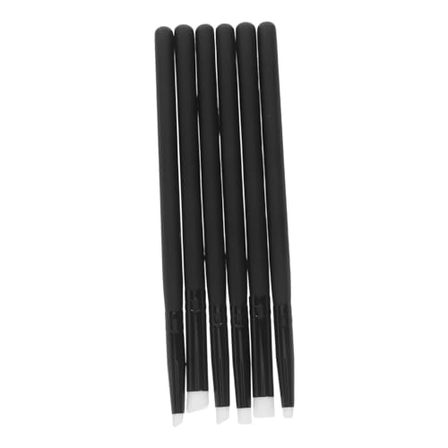 Angoily 6 Piezas Pinceles Miniatura Plano y Brochas Detalladas para Modelismo y Manualidades Kit Ligero y Preciso para Miniatura y de
