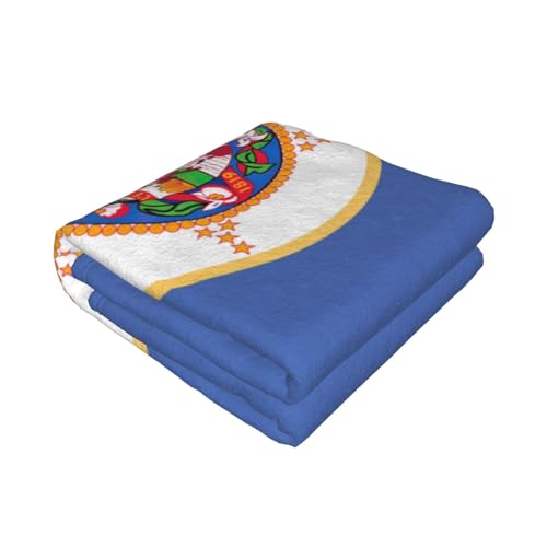 Couverture imprimée Minnesota EdWal en microfibre premium de qualité - 3