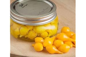 Pepper Joe's Biquinho Yellow Pepper Seeds: Non-GMO Sweetie Drop Peppers for Planting