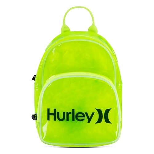 Hurley Bolsa e mochila unissex para crianças, Volt Mini, O/S, Bolsa transparente e mochila